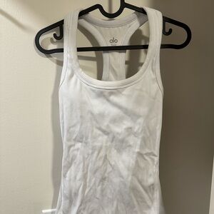 ALO Yoga Women's Classic White Tank Top